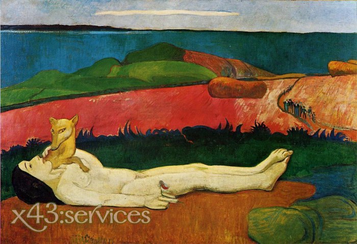 Paul Gauguin - Der Verlust der Jungfraeulichkeit - Das Erwachen des Fruehlings
